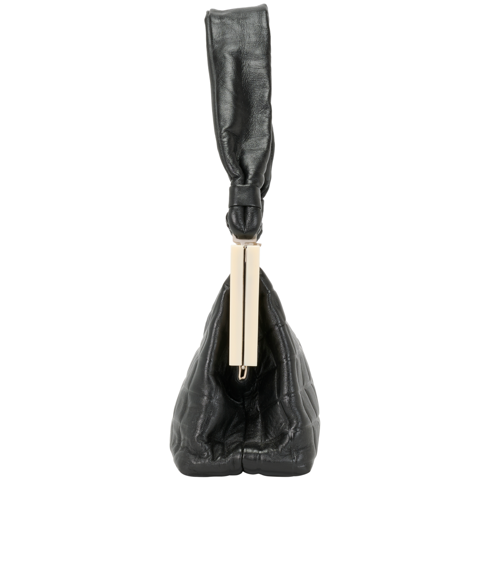 Chocolate Bar Frame, &pound;1,100, Handbags, Black, Leather, Bottom view